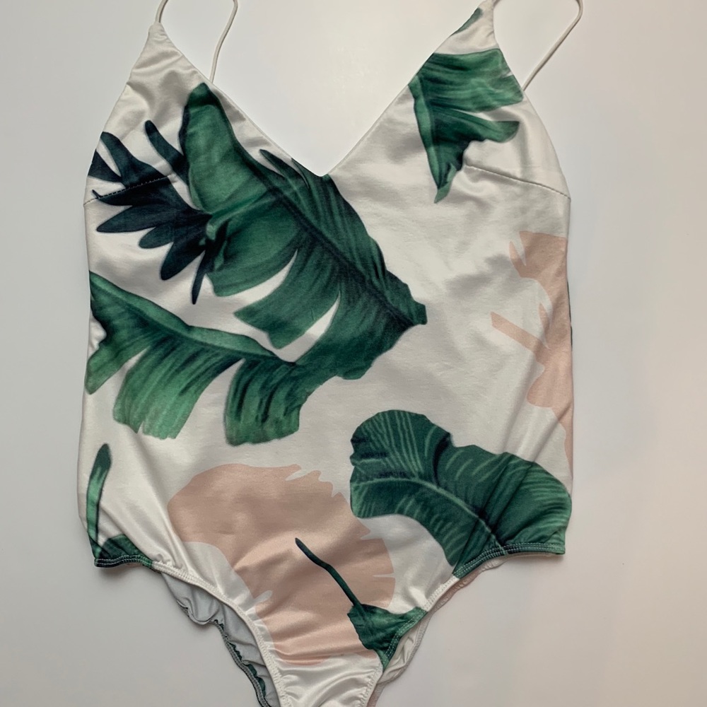 Floral body suit
